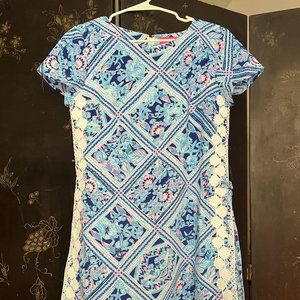 NWOT Lilly Pulitzer Blanca Stretch Romper in Meet Me on the Dock